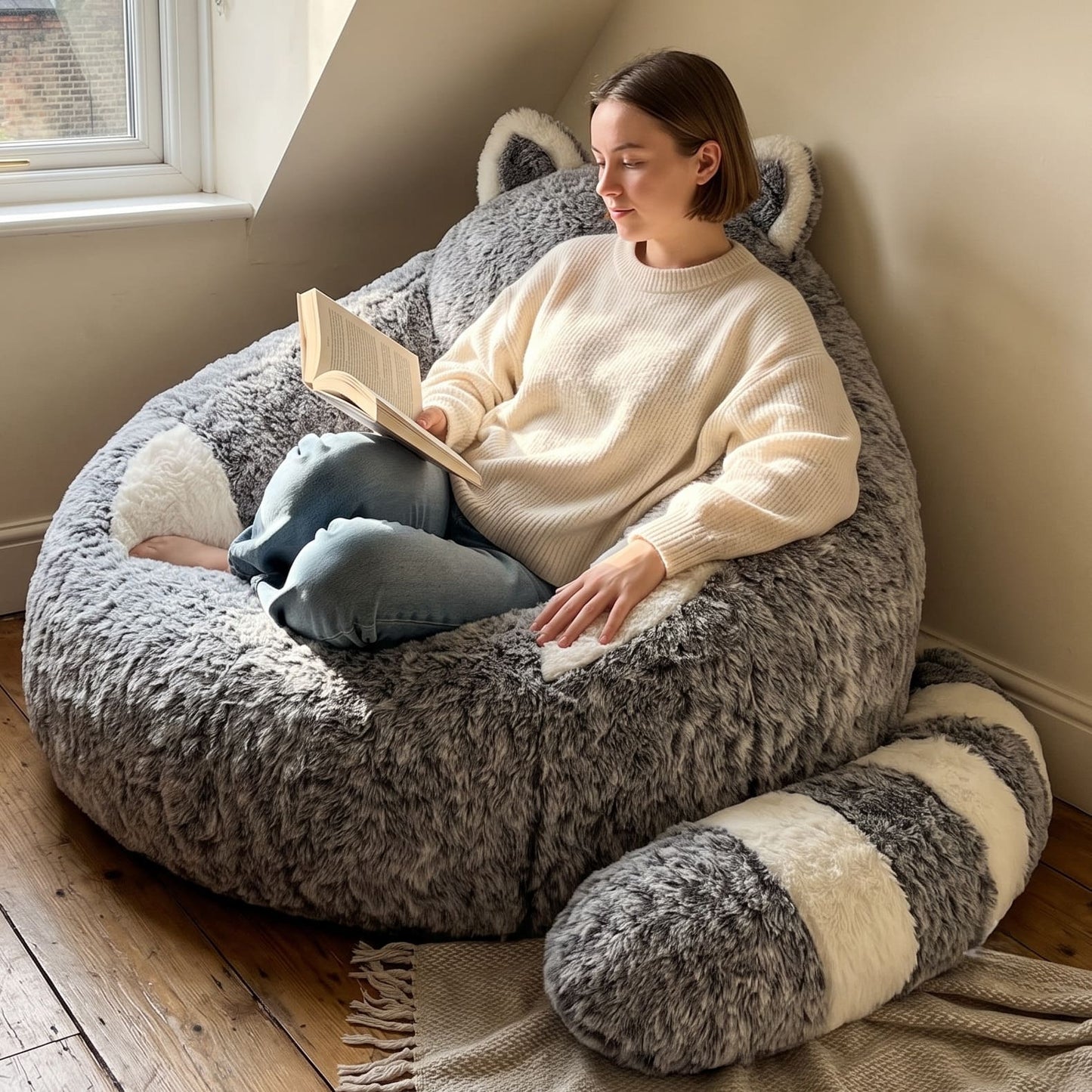 Raccoon Beanbag