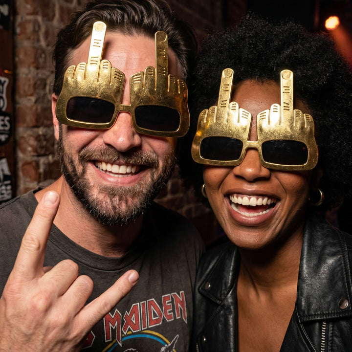 Flip-Off Glasses