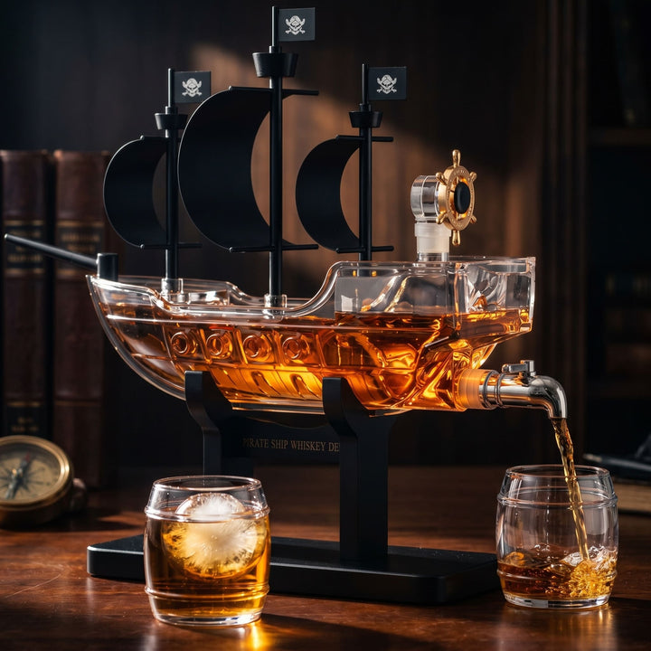 Pirate Ship Decanter
